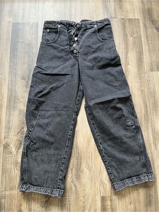 Rachel Comey Denim - Rachel Comey Elkin pant Washed Black Boyfriend Jeans with Button Fly